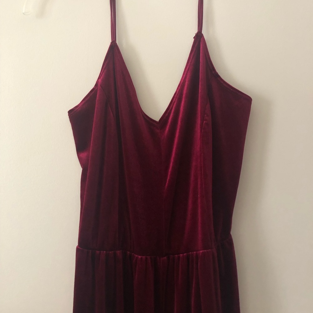 Red Velvet Jumpsuit